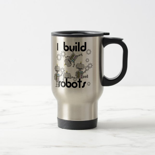 Caneca Térmica Eu construo robôs (Direita)
