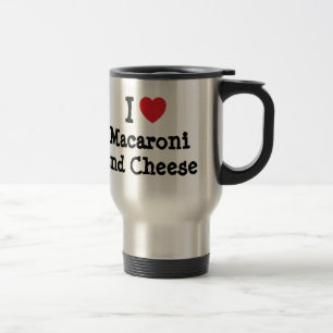 Caneca Térmica Eu coração (amor) Macaroni e queijo