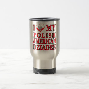 Caneca Térmica Eu Corto Meu Polonês Americano Dziadek