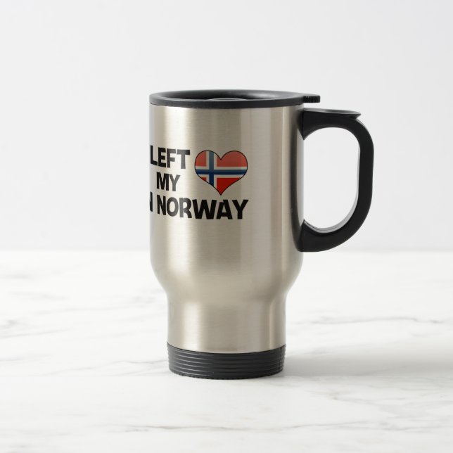 Caneca Térmica Eu deixei meu amor em Noruega (Direita)