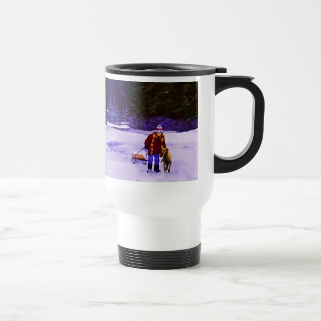 Caneca Térmica Eu E Meu Amigo (Direita)