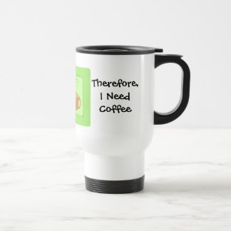 Caneca Térmica Eu Ensino Design de Café Humorístico Com Dito