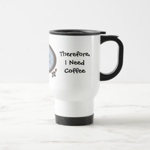 Caneca Térmica Eu Ensino Dito de Café Humorístico