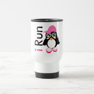 Caneca Térmica eu funciono o pinguim