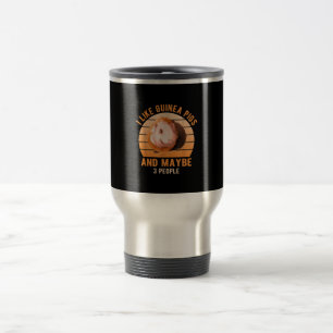 Caneca Térmica Eu Gosto De Porcos Da Guiné Cavy Sobre Guiné Porco