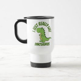 Caneca Térmica Eu gosto muito de dinossauro