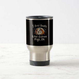 Caneca Térmica Eu Gosto Muito De Guiné Pig Kawaii