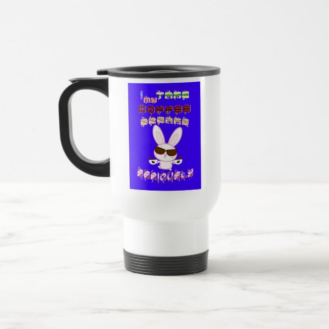 Caneca Térmica Eu Levo Meus Cafés A Sério (Esquerda)
