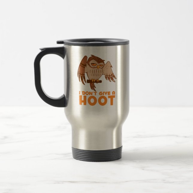 Caneca Térmica Eu não dou uma coruja (Esquerda)