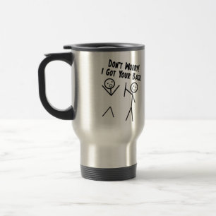 Caneca Térmica Eu obtive sua parte traseira - não se preocupe