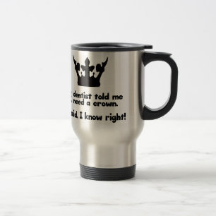 Caneca Térmica Eu preciso uma coroa