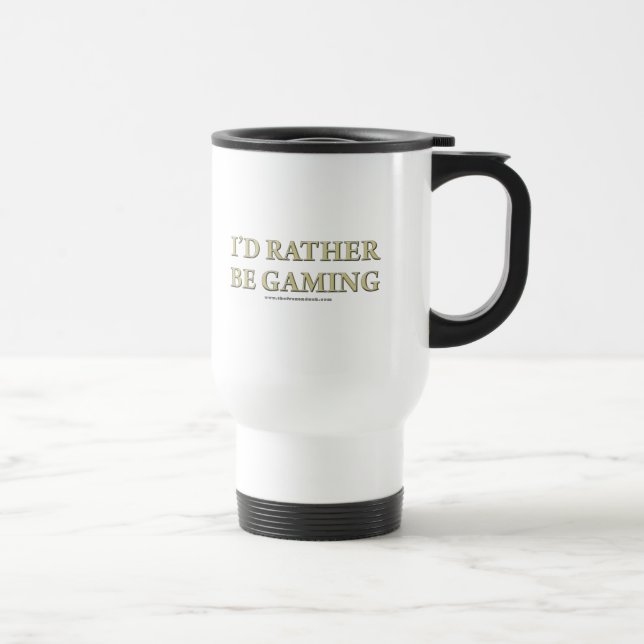 Caneca Térmica Eu preferencialmente seria jogo (Direita)