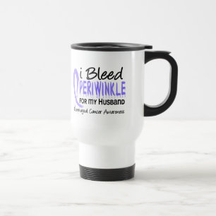 Caneca Térmica Eu sangro a pervinca para o cancer esofágico do