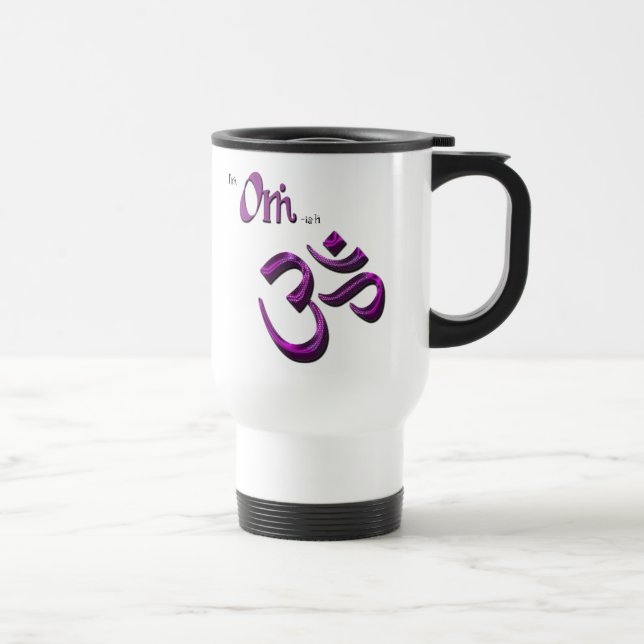 Caneca Térmica Eu sou símbolo Aum de OM-ish OM (Direita)