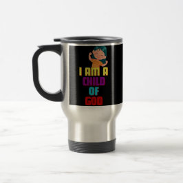 Caneca Térmica Eu sou uma criança de DEUS 2 Tone Mug