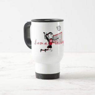 Caneca Térmica "Eu sou uma Garota de Voleibol"
