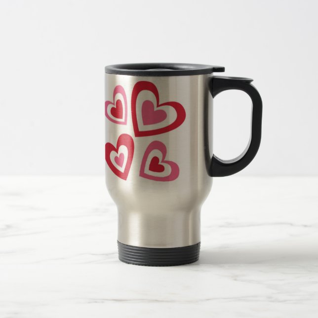 CANECA TÉRMICA EU TE AMO CORAÇÕES (Direita)