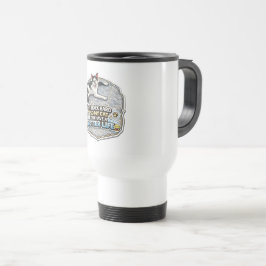Caneca Térmica Eu Trabalho Duro Para Que Meu Gato Tenha Uma Vida
