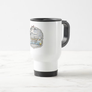 Caneca Térmica Eu Trabalho Duro Para Que Meu Gato Tenha Uma Vida