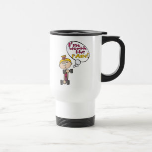 Caneca Térmica Eu valho a pena a malhação da dor
