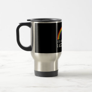 Caneca Térmica Eu Vejo Eu Amo Você Eu Aceito Você Camisa Orgulho 