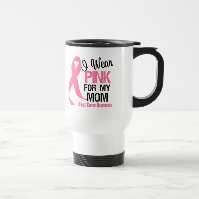 Caneca Térmica Eu visto o rosa para minha mamã (Direita)