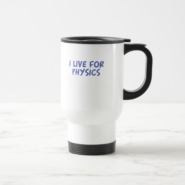 Caneca Térmica Eu vivo para a física (Direita)