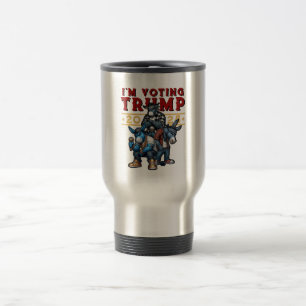 CANECA TÉRMICA EU VOTO PARA A TRUMP 2024