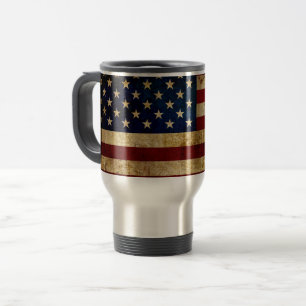 Caneca Térmica EUA / Bandeira esvajada