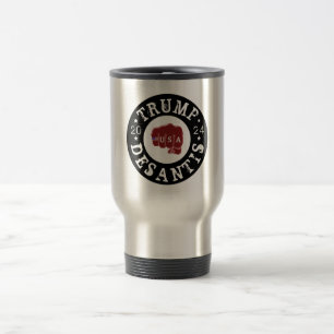 Caneca Térmica EUA Fist Tattoo Trump DeSantis 2024