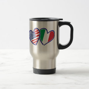 Caneca Térmica EUA---Italia-Amor
