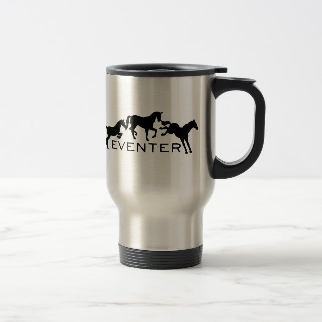 Caneca Térmica Eventer com os três cavalos de salto (Direita)