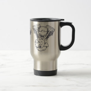 Caneca Térmica Evolução de Harley V-Gêmea