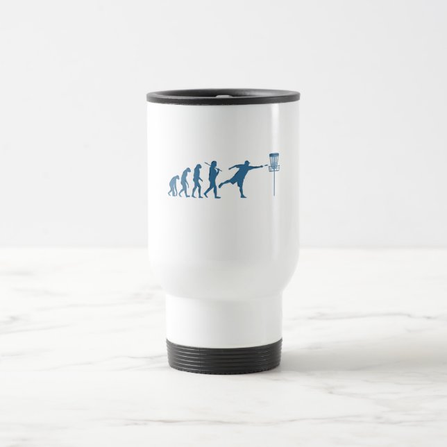 Caneca Térmica Evolução do Golf de Disco - Presente Divertido par (Centro)