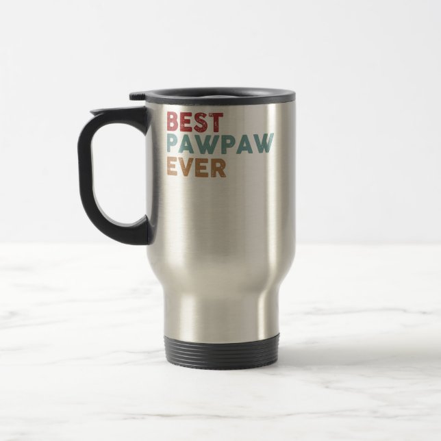Caneca Térmica Excelente gráfico Ever Paw Paw Mens - Melhor Paw - (Esquerda)
