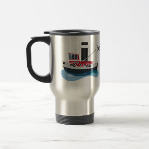 Caneca Térmica Exemplo de desenho animado de embarcações de arras