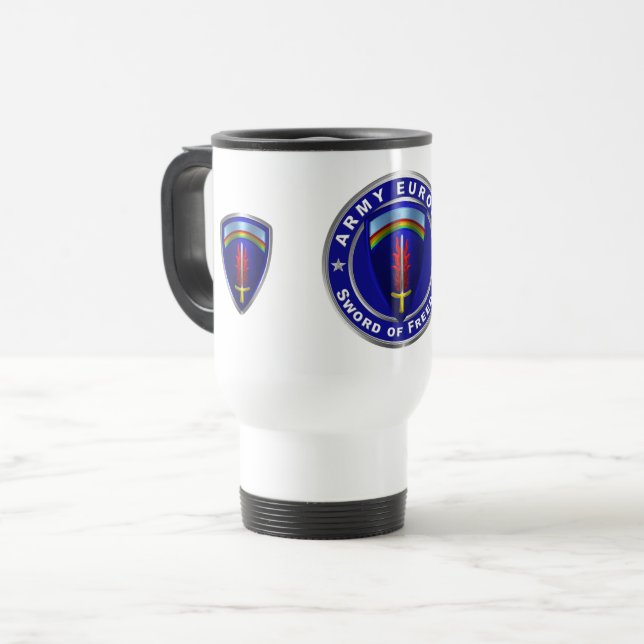 Caneca Térmica Exército Europa USAREUR (Frente Esquerda)