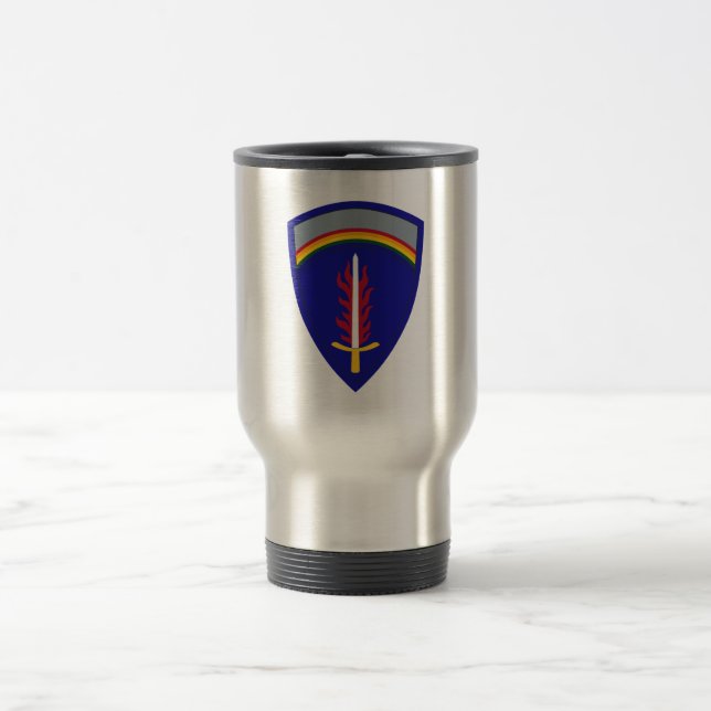 Caneca Térmica Exército Europa USAREUR Insígnia (Centro)