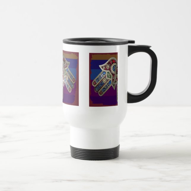 Caneca Térmica EXPOSIÇÃO somente: ÍCONES religiosos decorativos (Direita)