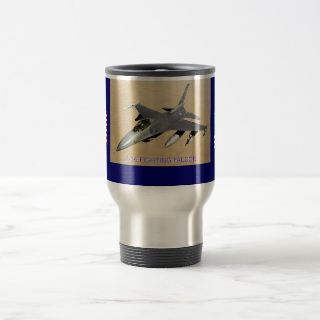 Caneca Térmica F-16 Lutando contra a Falcon Mug (Centro)