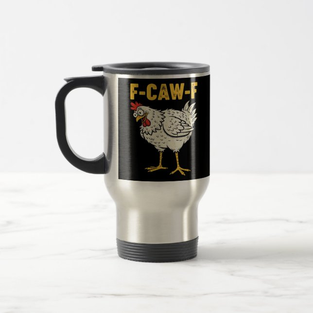 Caneca Térmica F-Caw-F Chicken Classic Retro Cool (Esquerda)