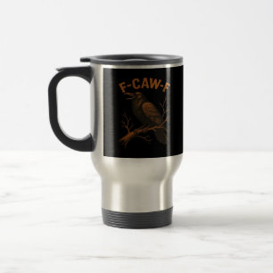 Caneca Térmica F-Caw-F Corvo Corvo Engraçado Humor Pássaro Clássi