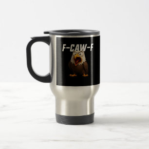 Caneca Térmica F-Caw-F Engraçado F-Caw-F Acessório Retro Clássico