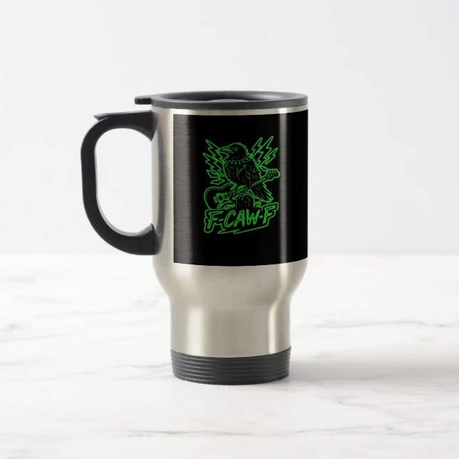 Caneca Térmica F-Caw-F Frango Clássico Minimal Limpo (Esquerda)