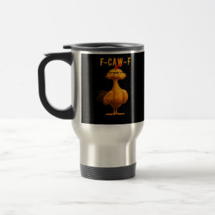 Caneca Térmica F-Caw-F Frango Engraçado da Moda