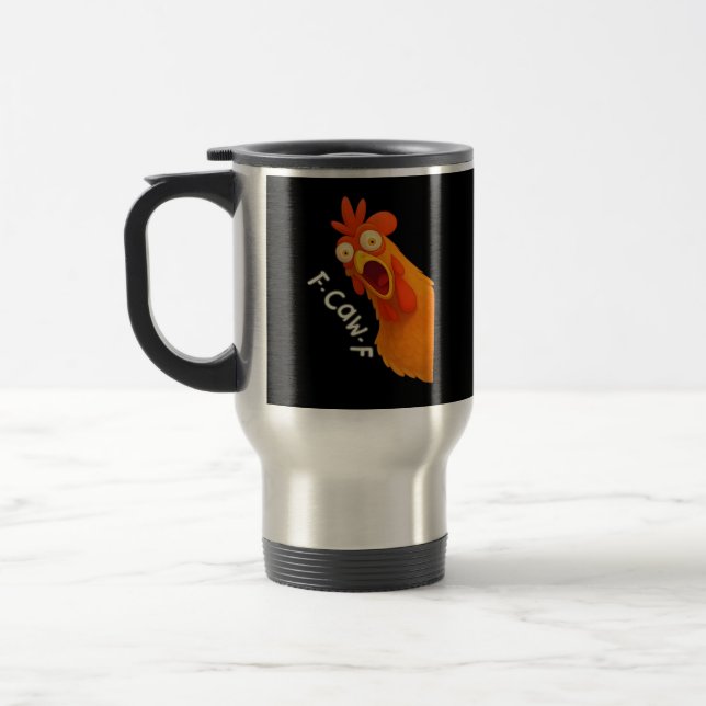 Caneca Térmica F-Caw-F Frango Retro Clássico (Esquerda)