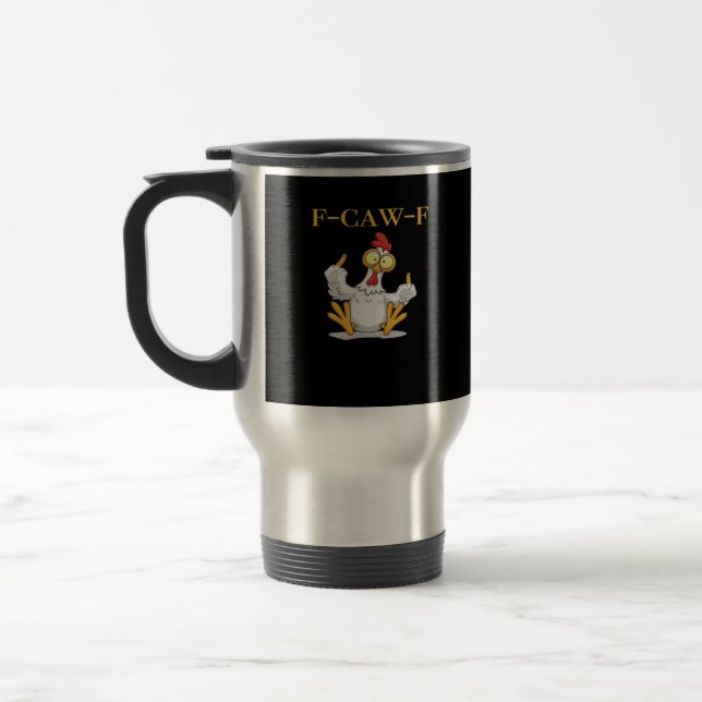 Caneca Térmica F-Caw-F Funny Chicken Retro Classic (Esquerda)