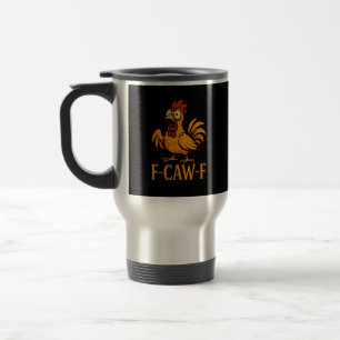 Caneca Térmica F-Caw-F Humor de Frango Engraçado Meme de Frango A