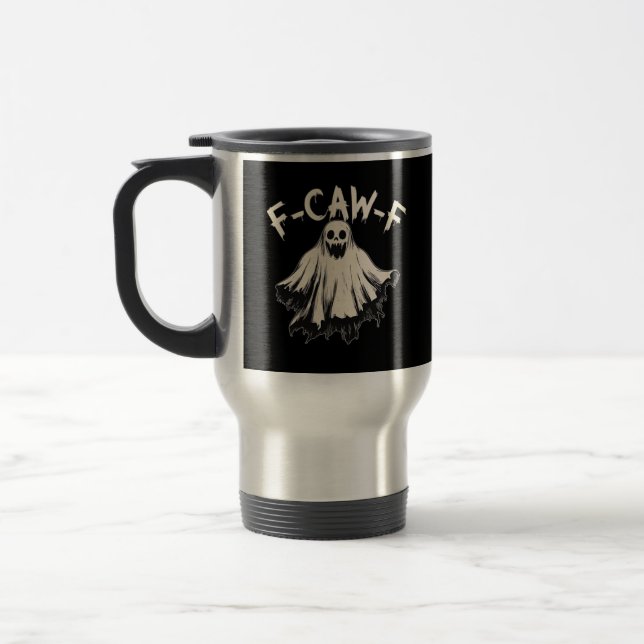 Caneca Térmica F Caw F Raven Retro Classic Style (Esquerda)