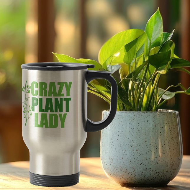Caneca Térmica Fábrica Louca Lady Green Botanistia (Criador carregado)